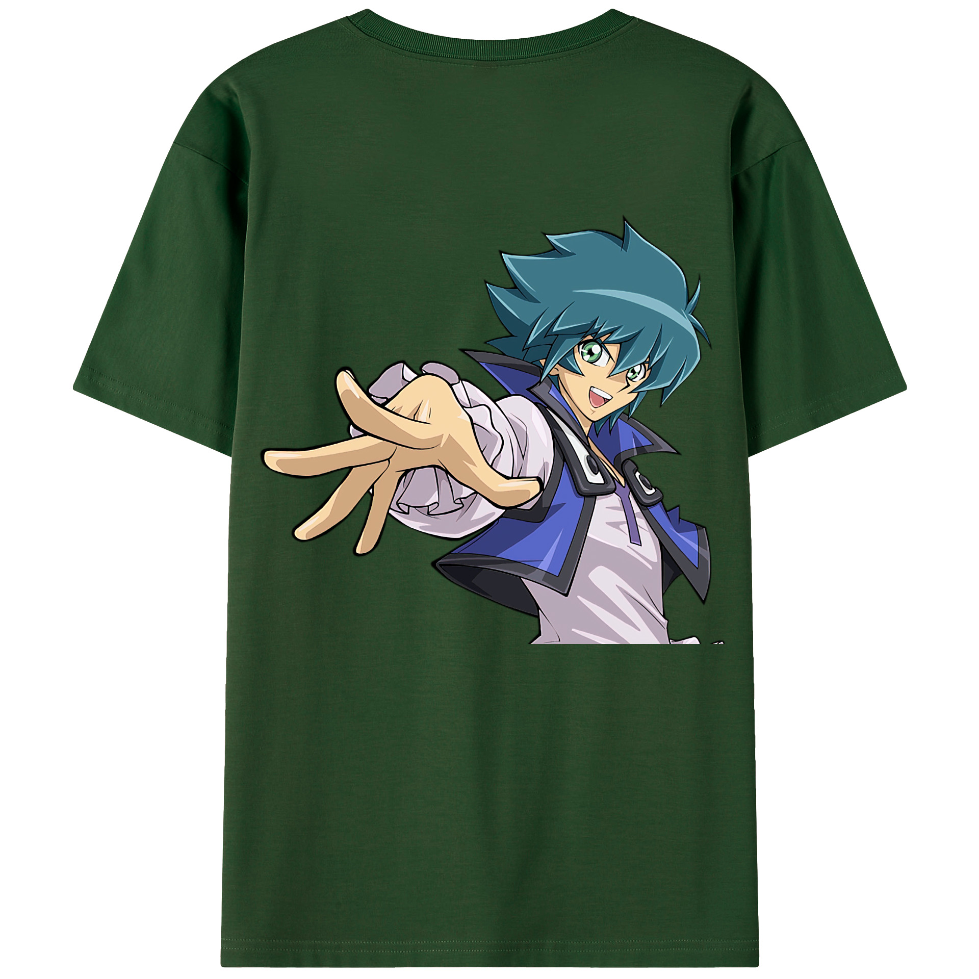 （画像用） 遊☆戯☆王 Yu-Gi-Oh! 綿100％半袖Tシャツ（背面プリント）